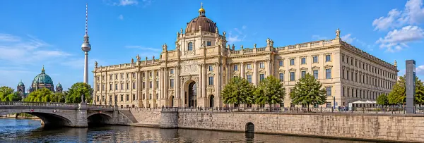 Humboldt Forum in Berlin with its ornate historic façade and grand dome