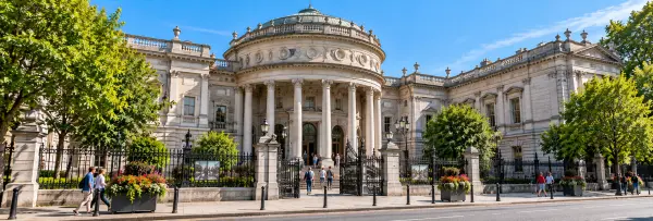 National Museum of Ireland Archaeology in Dublin with its grand domed entrance