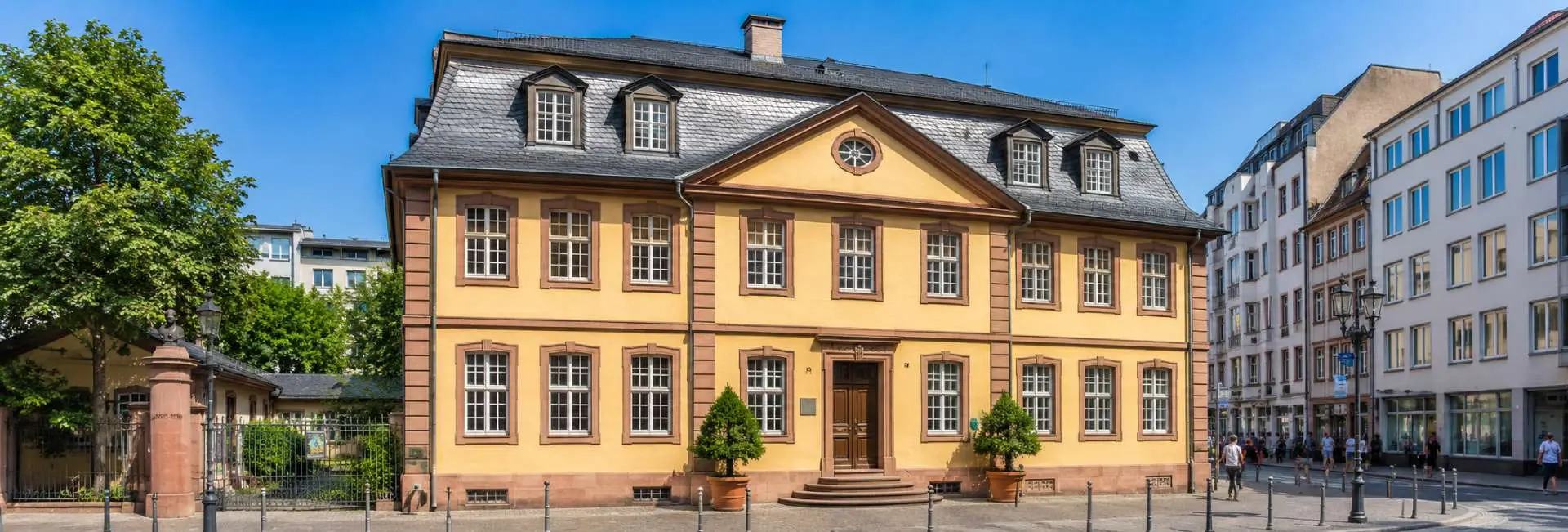 Goethe House in Frankfurt, the historic birthplace and childhood home of Johann Wolfgang Goethe