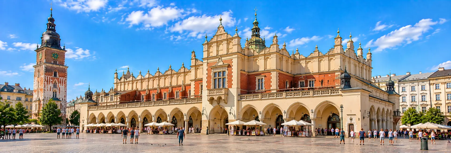 Cloth Hall (Sukiennice) in Kraków, Poland, on the historic Main Market Square