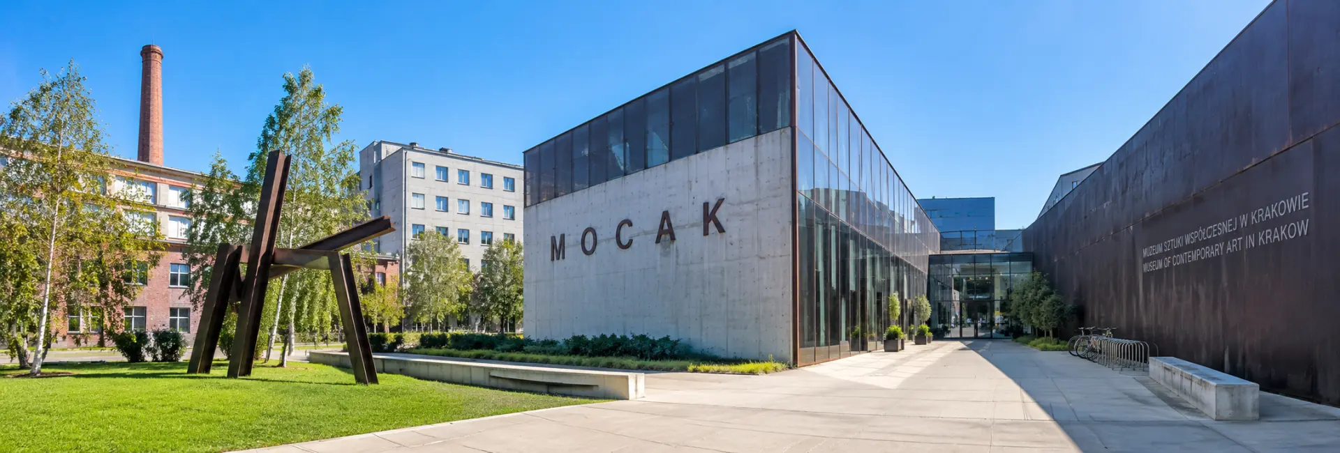 MOCAK Museum of Contemporary Art in Kraków with its modern glass and concrete architecture