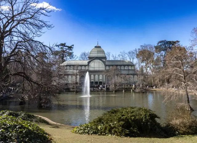 Crystal Palace in Retiro Park Madrid