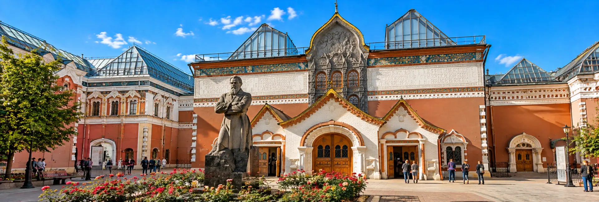 Tretyakov Gallery in Moscow with its ornate Russian Revival façade