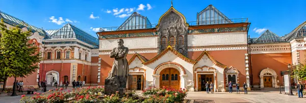 Tretyakov Gallery in Moscow with its ornate Russian Revival façade