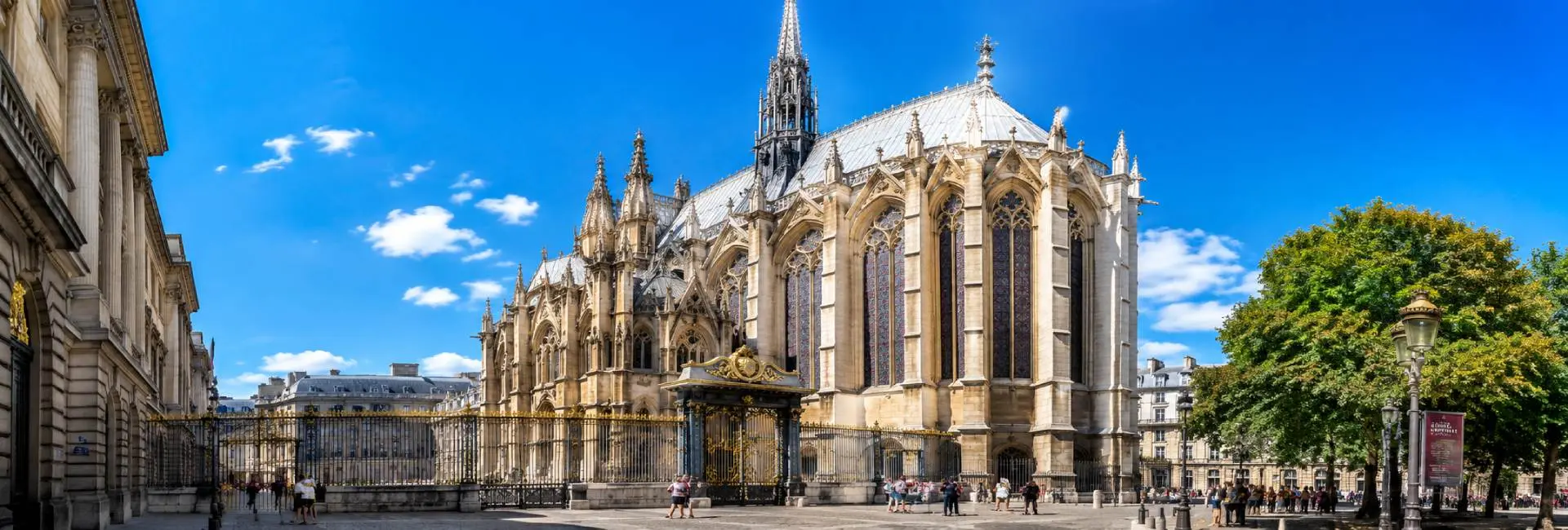 Sainte-Chapelle Gothic chapel with ornate architecture and stained-glass windows in Paris