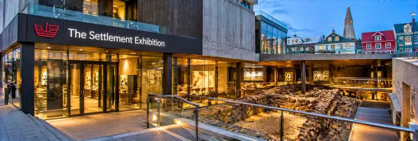 The Settlement Exhibition in Reykjavík with preserved Viking-era ruins
