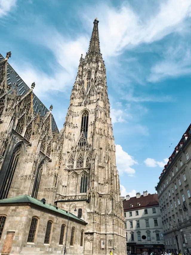 St. Stephen’s Cathedral tower rising above Vienna’s historic city center