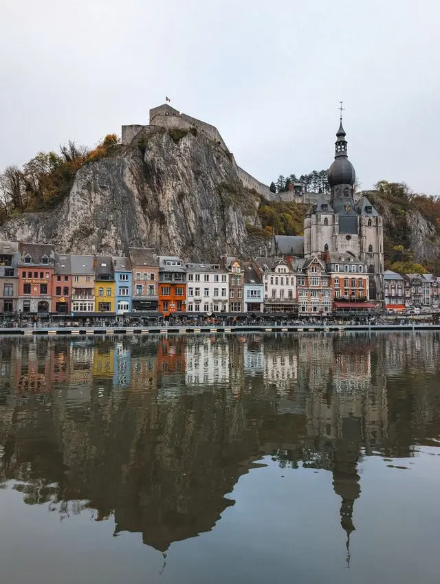 Citadel of Dinant overlooking the Meuse River
