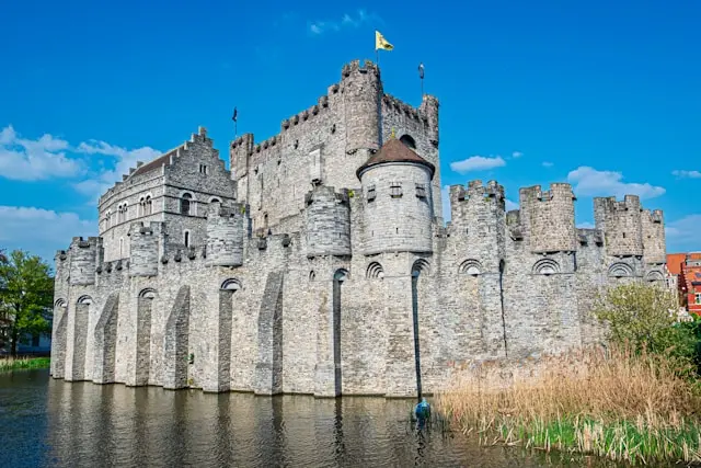 Gravensteen Castle in Ghent, Belgium