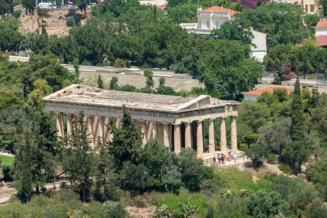 Temple of Hephaestus in the Ancient Agora of Athens, Greece