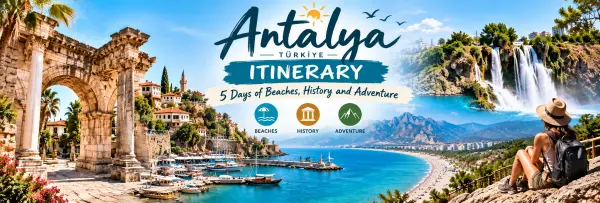 Antalya, Türkiye 5-day itinerary with beaches, ancient ruins, waterfalls and mountains
