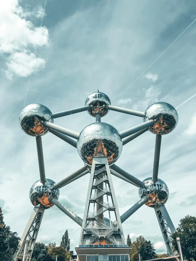 Atomium landmark in Brussels, Belgium