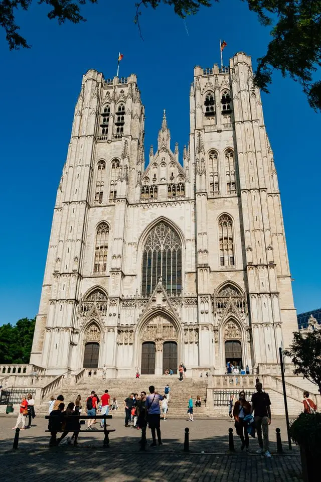 St Michael and St Gudula Cathedral in Brussels, Belgium
