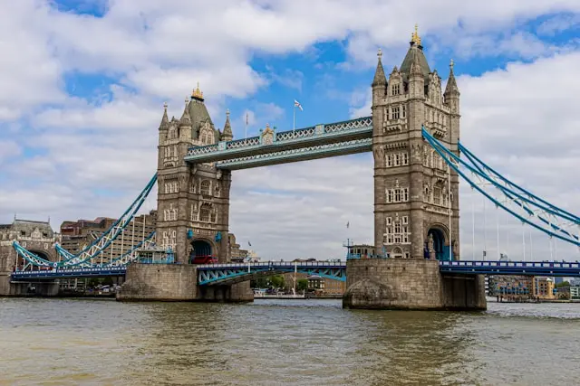 Tower Bridge spanning the River Thames in London