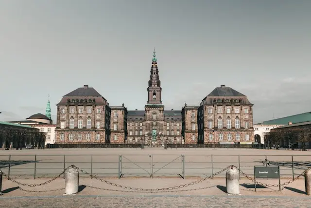 Christiansborg Palace in Copenhagen, Denmark