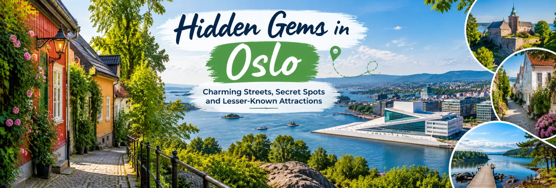 Hidden gems in Oslo featuring charming streets, peaceful fjord views, and lesser-known attractions.