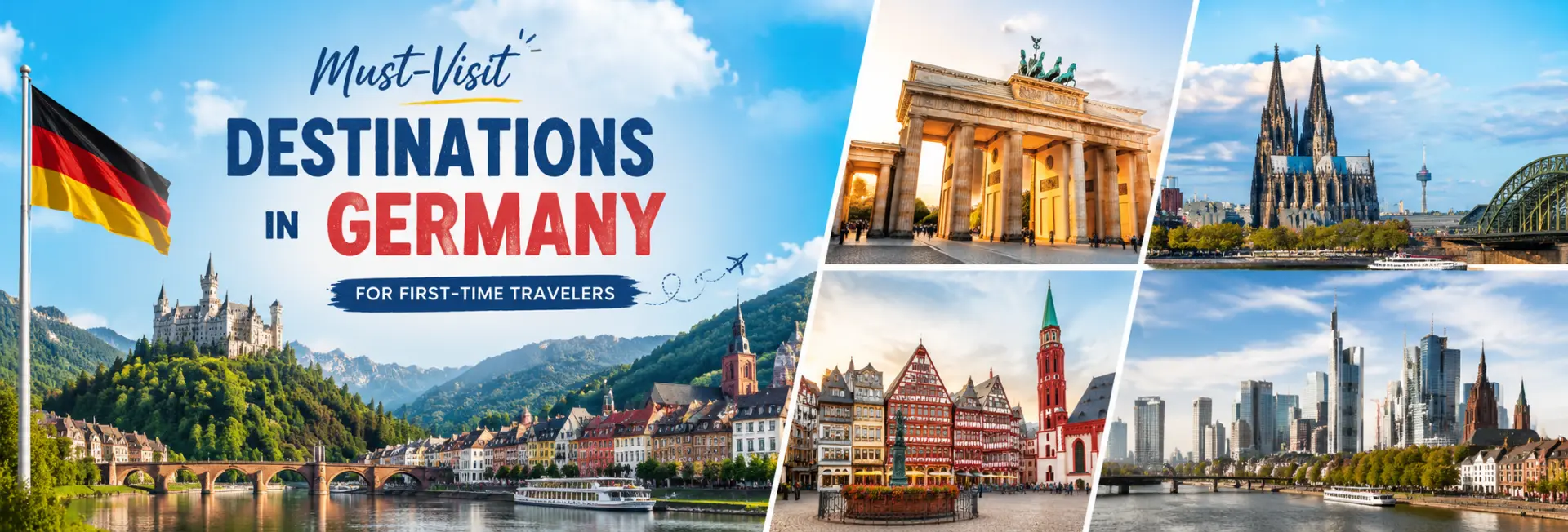 Must-visit destinations and landmarks across Germany.