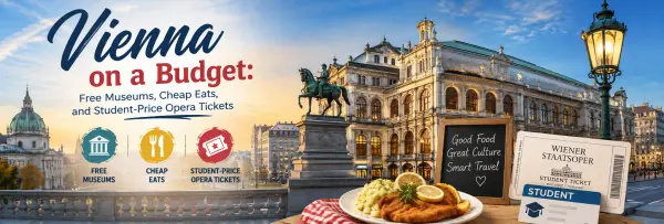 Vienna on a budget with free museums, cheap eats, and student-price opera tickets.