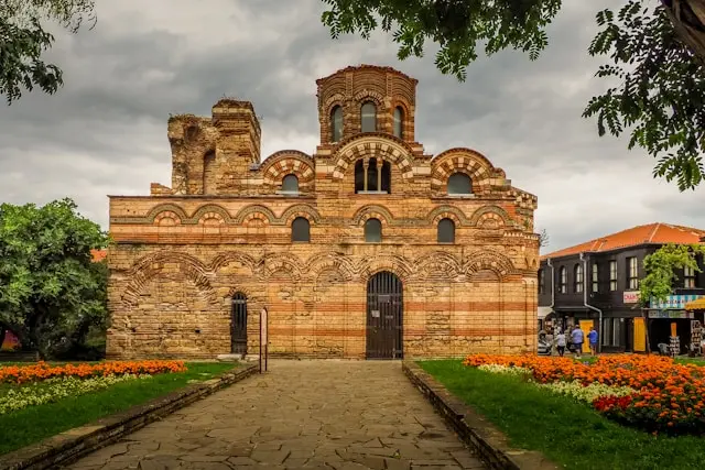Ancient Byzantine Church of Christ Pantocrator in Nessebar, Bulgaria