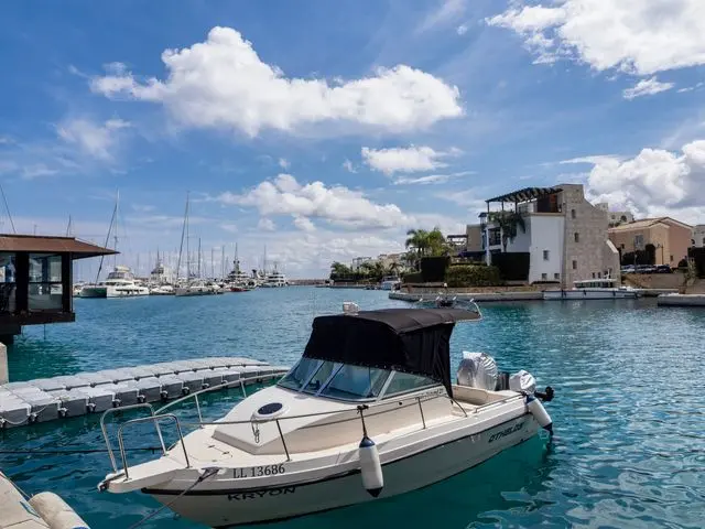 Motorboat at Limassol Marina, Cyprus