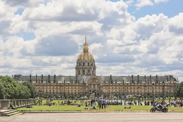 Les Invalides in Paris with its golden dome
