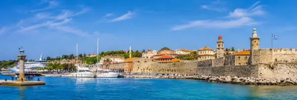 Medieval City of Rhodes and Palace of the Grand Master in Rhodes, Greece