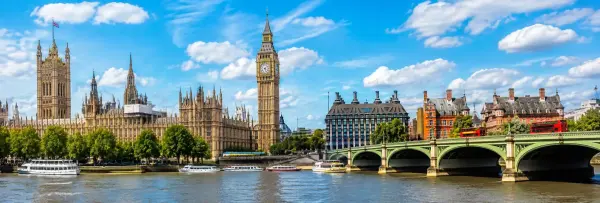Panoramic View of London, England
